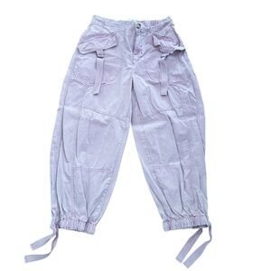 eesome Light Pink Jogger Utility Pants, size Small 2-6, Utility Cotton Pants